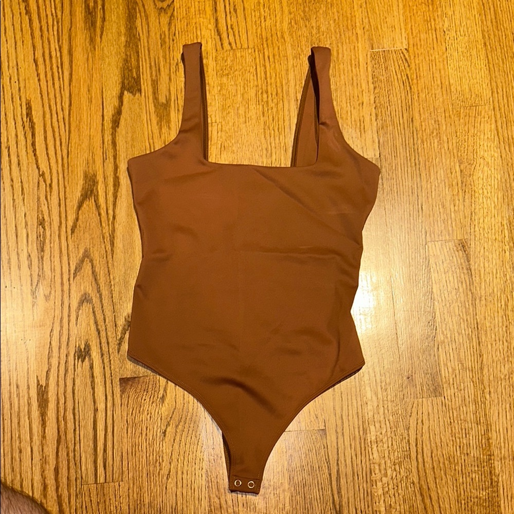 Good American Brown Bodysuit